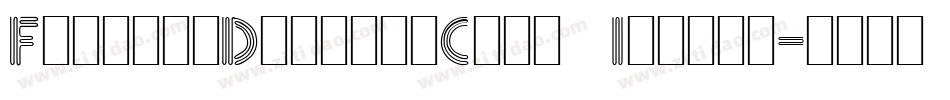 FlamingDisplayCaps Italic字体转换